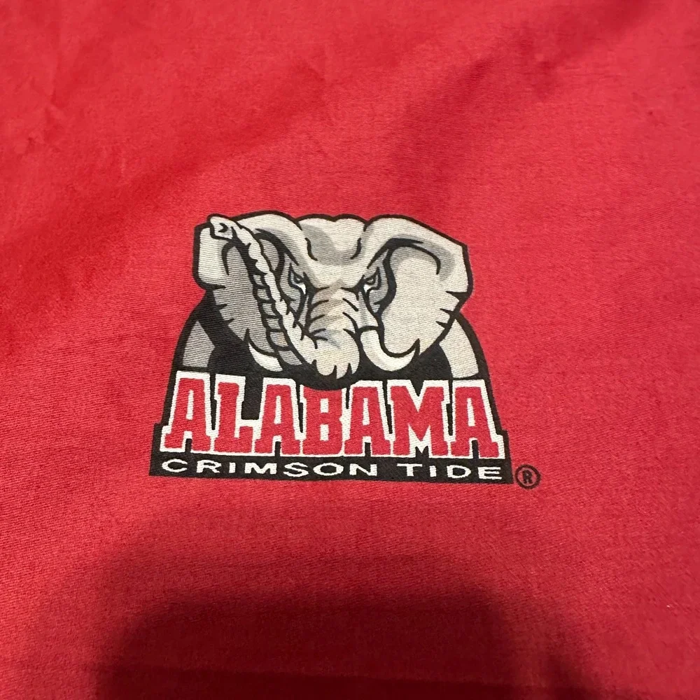 Alabama Crimson Tide College Covers Red Cotton Sateen Window Curtain Panel 42x83